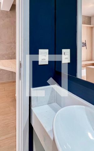 Apartamento à venda com 65m², 1 quarto e 2 vagas Apartamento à venda com 65m², 1 quarto e 2 vagasBanheiro