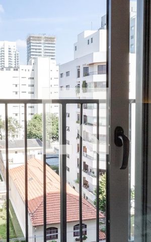 Studio para alugar com 25m², 1 quarto e sem vaga Studio para alugar com 25m², 1 quarto e sem vagaVaranda