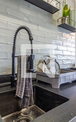 Studio para alugar com 25m², 1 quarto e sem vagaCozinha