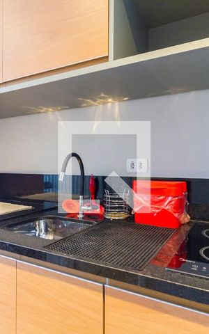 Studio à venda com 27m², 1 quarto e sem vagaCozinha