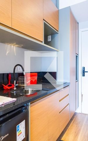Studio à venda com 27m², 1 quarto e sem vagaCozinha