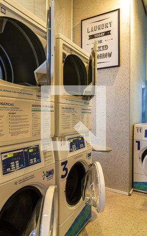 Studio à venda com 27m², 1 quarto e sem vagaÁrea comum - Lavanderia