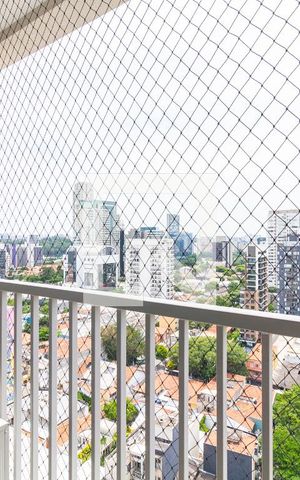 Studio à venda com 27m², 1 quarto e sem vagaVaranda