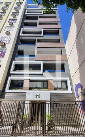 Studio para alugar com 44m², 1 quarto e sem vaga Studio para alugar com 44m², 1 quarto e sem vagaFachada