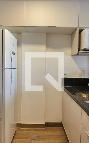 Studio para alugar com 44m², 1 quarto e sem vaga Studio para alugar com 44m², 1 quarto e sem vagaCozinha