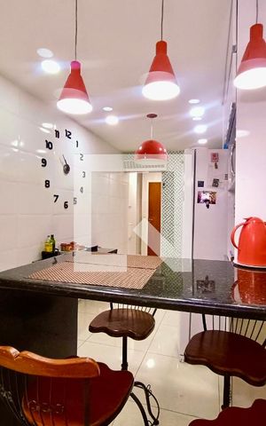 Apartamento à venda com 132m², 3 quartos e sem vagaCozinha americana 