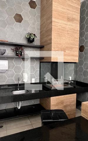 Studio para alugar com 32m², 1 quarto e sem vaga Studio para alugar com 32m², 1 quarto e sem vagaÁrea comum - Churrasqueira