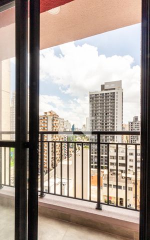 Apartamento à venda com 25m², 1 quarto e sem vaga Apartamento à venda com 25m², 1 quarto e sem vagaVaranda