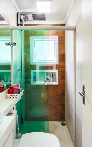 Casa de condomínio à venda com 122m², 3 quartos e 1 vaga Casa de condomínio à venda com 122m², 3 quartos e 1 vagaBanheiro Social