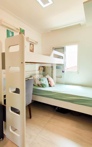 Casa de condomínio à venda com 122m², 3 quartos e 1 vaga Casa de condomínio à venda com 122m², 3 quartos e 1 vagaQuarto 2