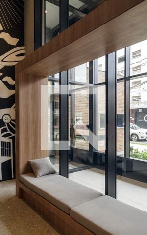 Studio para alugar com 27m², 1 quarto e sem vaga Studio para alugar com 27m², 1 quarto e sem vagaÁrea comum - Hall Social