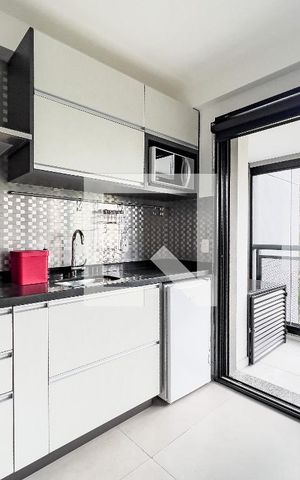 Apartamento à venda com 29m², 1 quarto e 1 vaga Apartamento à venda com 29m², 1 quarto e 1 vagaCozinha, panorâmica