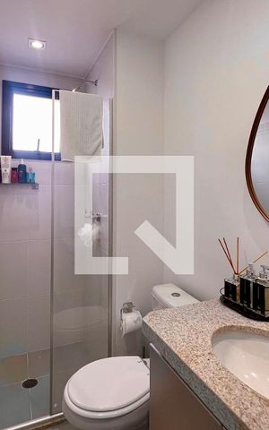 Apartamento para alugar com 34m², 1 quarto e sem vaga Apartamento para alugar com 34m², 1 quarto e sem vagaBanheiro