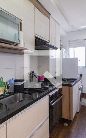 Apartamento à venda com 46m², 2 quartos e 1 vagaCozinha e área de serviço