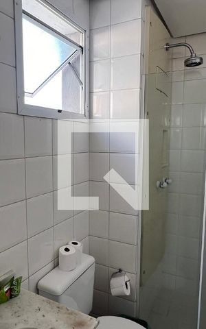 Apartamento para alugar com 40m², 1 quarto e 1 vaga Apartamento para alugar com 40m², 1 quarto e 1 vagaBanheiro da Suíte