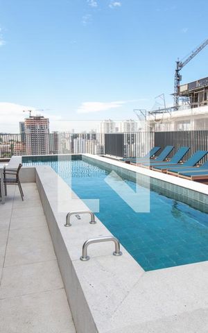Studio para alugar com 23m², 1 quarto e sem vaga Studio para alugar com 23m², 1 quarto e sem vagaÁrea comum - Piscina