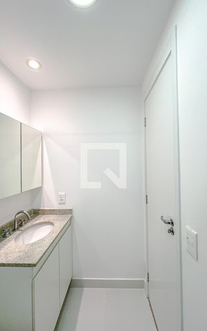 Apartamento para alugar com 29m², 1 quarto e sem vagaBanheiro da Suíte