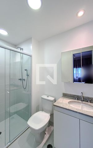 Apartamento para alugar com 29m², 1 quarto e sem vagaBanheiro da Suíte