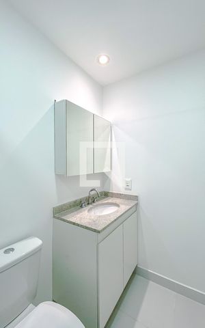 Apartamento para alugar com 29m², 1 quarto e sem vagaBanheiro da Suíte