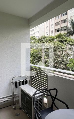 Studio à venda com 26m², 1 quarto e sem vagaVaranda