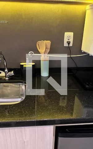 Studio à venda com 26m², 1 quarto e sem vagaCozinha