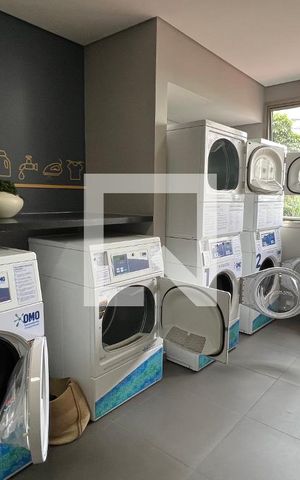 Studio à venda com 26m², 1 quarto e sem vagaLavanderia