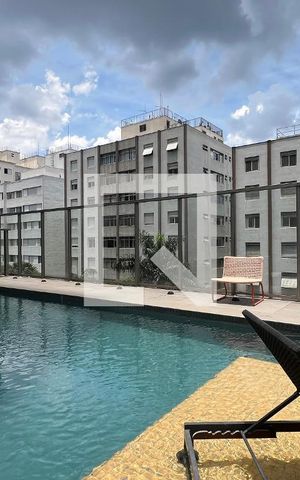 Studio à venda com 26m², 1 quarto e sem vagaPiscina