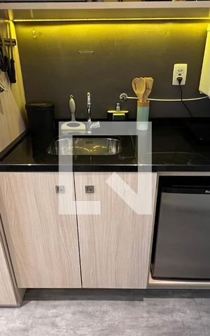 Studio à venda com 26m², 1 quarto e sem vagaCozinha