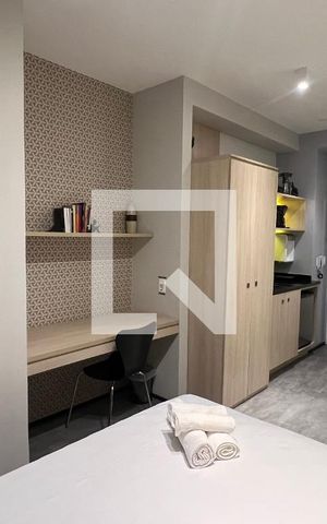 Studio à venda com 26m², 1 quarto e sem vagaQuarto