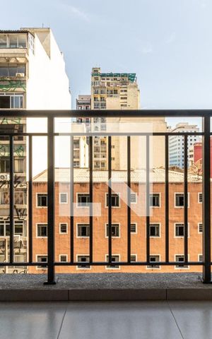 Studio à venda com 28m², 1 quarto e sem vagaVaranda