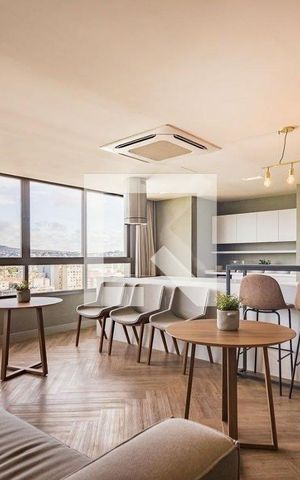 Apartamento à venda com 34m², 1 quarto e 1 vaga