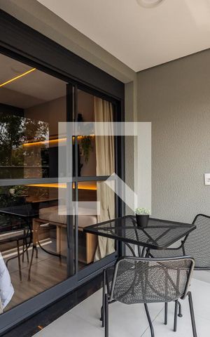 Apartamento à venda com 27m², 1 quarto e sem vagaVaranda