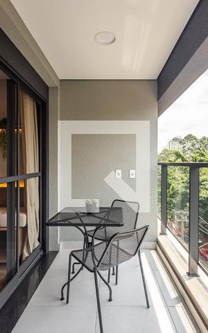 Apartamento à venda com 27m², 1 quarto e sem vagaVaranda