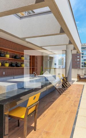 Studio para alugar com 43m², 1 quarto e 1 vaga Studio para alugar com 43m², 1 quarto e 1 vagaÁrea comum - Terraço