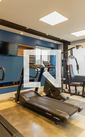 Apartamento para alugar com 40m², 1 quarto e 1 vaga Apartamento para alugar com 40m², 1 quarto e 1 vagaÁrea comum - Academia