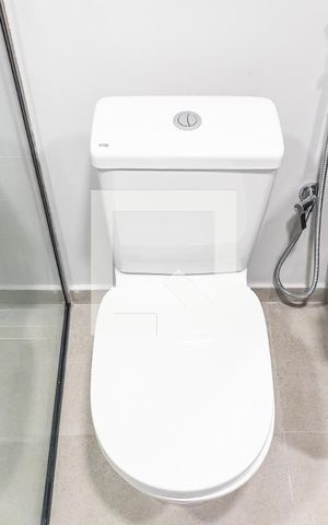 Apartamento para alugar com 48m², 1 quarto e sem vagaBanheiro da Suíte