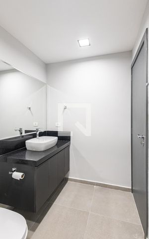Apartamento para alugar com 48m², 1 quarto e sem vagaBanheiro da Suíte
