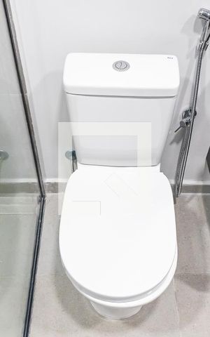 Apartamento para alugar com 48m², 1 quarto e sem vagaBanheiro da Suíte