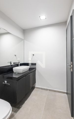 Apartamento para alugar com 48m², 1 quarto e sem vagaBanheiro da Suíte