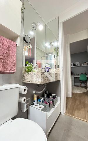 Apartamento à venda com 50m², 2 quartos e 1 vaga Apartamento à venda com 50m², 2 quartos e 1 vagaBanheiro