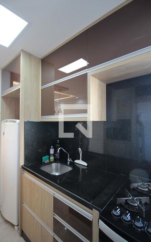 Apartamento à venda com 49m², 2 quartos e 1 vagaCozinha e Área de Serviço