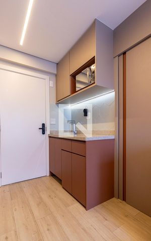 Studio à venda com 27m², 1 quarto e sem vagaSala e Cozinha