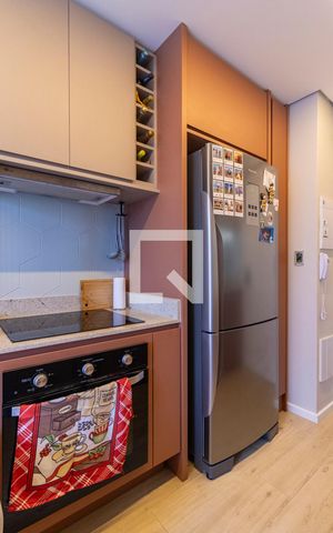 Studio à venda com 27m², 1 quarto e sem vagaSala e Cozinha