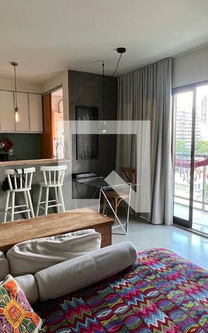 Apartamento para alugar com 54m², 1 quarto e 1 vaga Apartamento para alugar com 54m², 1 quarto e 1 vagaSala