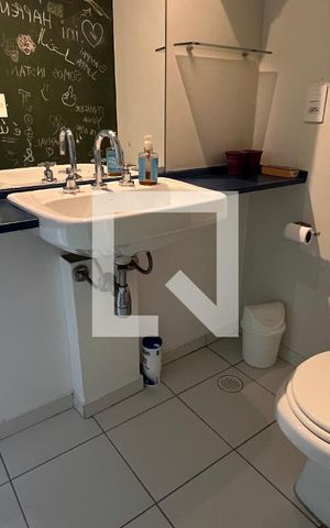 Apartamento para alugar com 54m², 1 quarto e 1 vaga Apartamento para alugar com 54m², 1 quarto e 1 vagaBanheiro