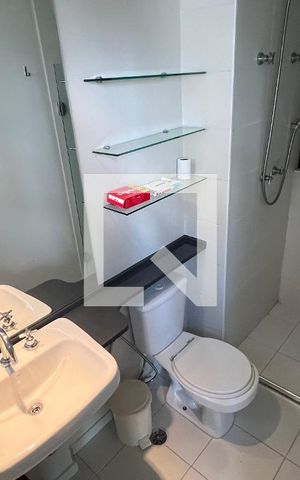 Apartamento para alugar com 54m², 1 quarto e 1 vaga Apartamento para alugar com 54m², 1 quarto e 1 vagaBanheiro da Suíte
