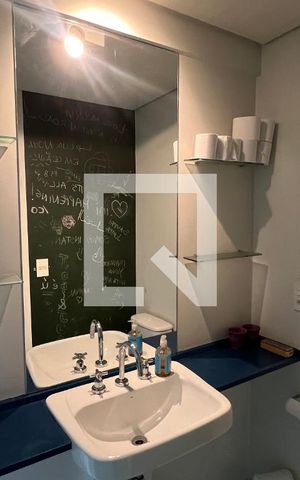 Apartamento para alugar com 54m², 1 quarto e 1 vaga Apartamento para alugar com 54m², 1 quarto e 1 vagaBanheiro