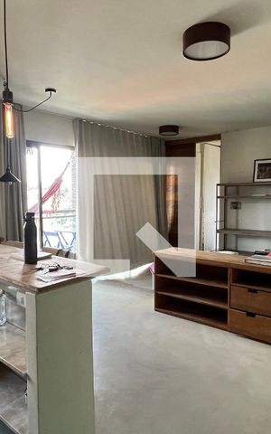 Apartamento para alugar com 54m², 1 quarto e 1 vaga Apartamento para alugar com 54m², 1 quarto e 1 vagaSala