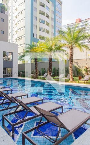 Studio à venda com 29m², 1 quarto e sem vagaÁrea comum - Piscina