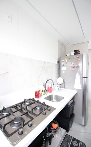 Apartamento à venda com 75m², 3 quartos e 2 vagasCozinha e Área de Serviço